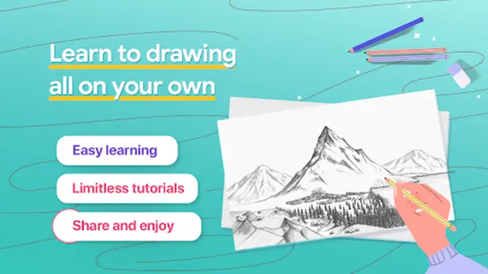 Learn drawing android App screenshot 9