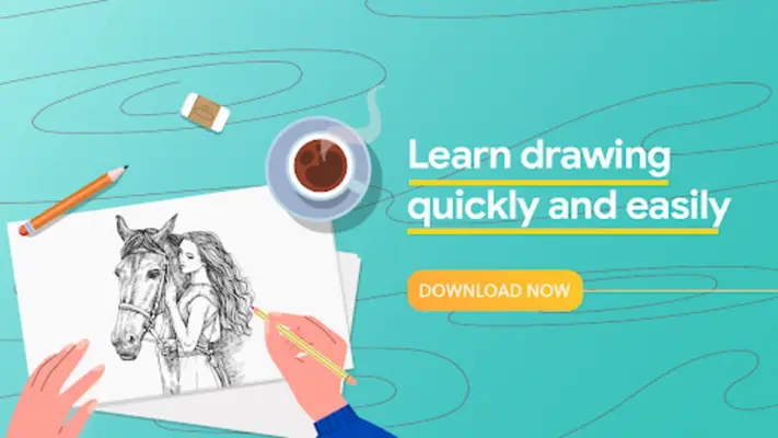 Learn drawing android App screenshot 2