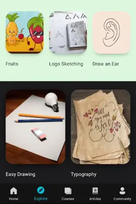 Learn drawing android App screenshot 7